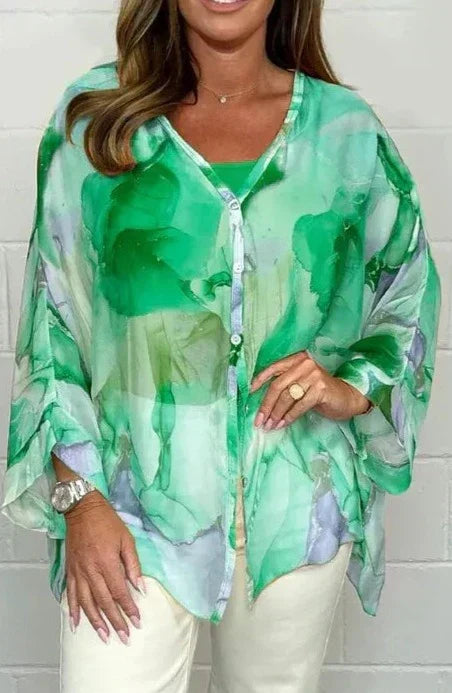 GR | Elegant, loose-fitting top