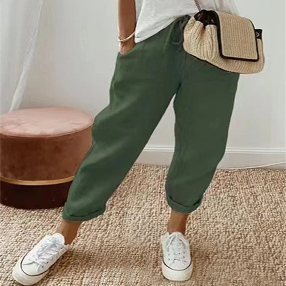 GR | Bequeme Hose aus Leinen