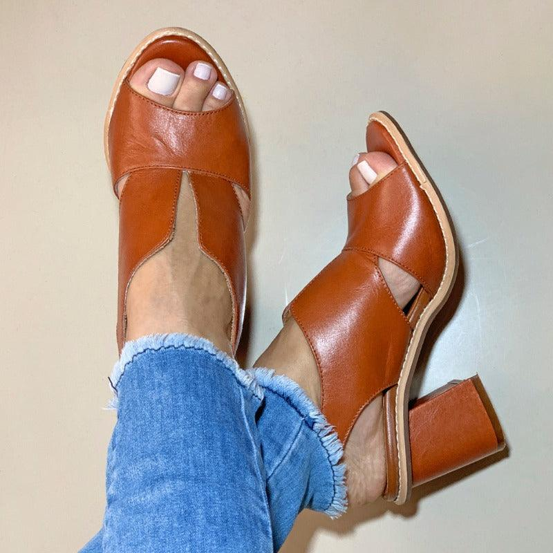 GR | Unrivaled durability and timeless elegance in women's sandals made of genuine leather