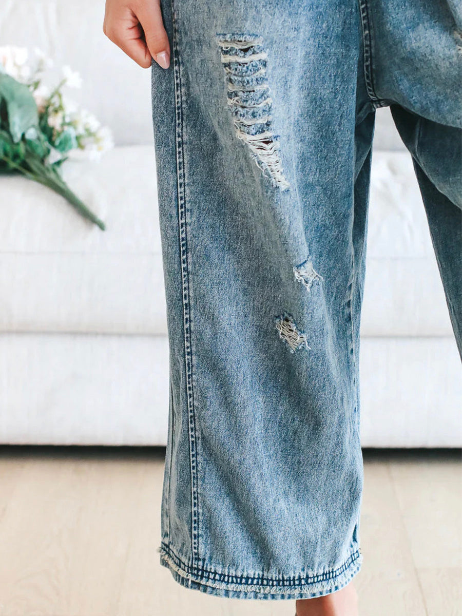 GR | Denim Jumpsuit Women Baggy Jeans Overall