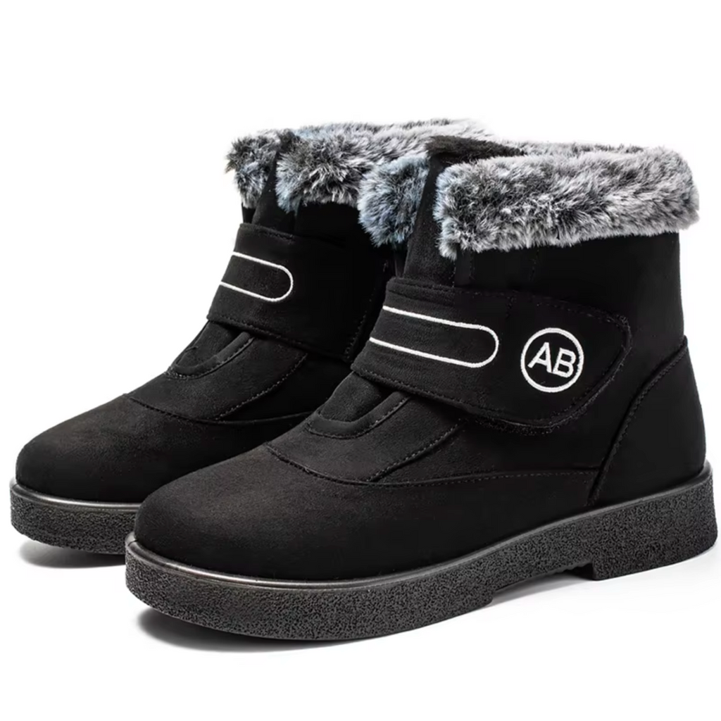 GR | Fur-trimmed ankle boots