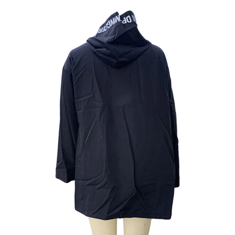 GR | Casual women's trench coat with graphic details and front pockets