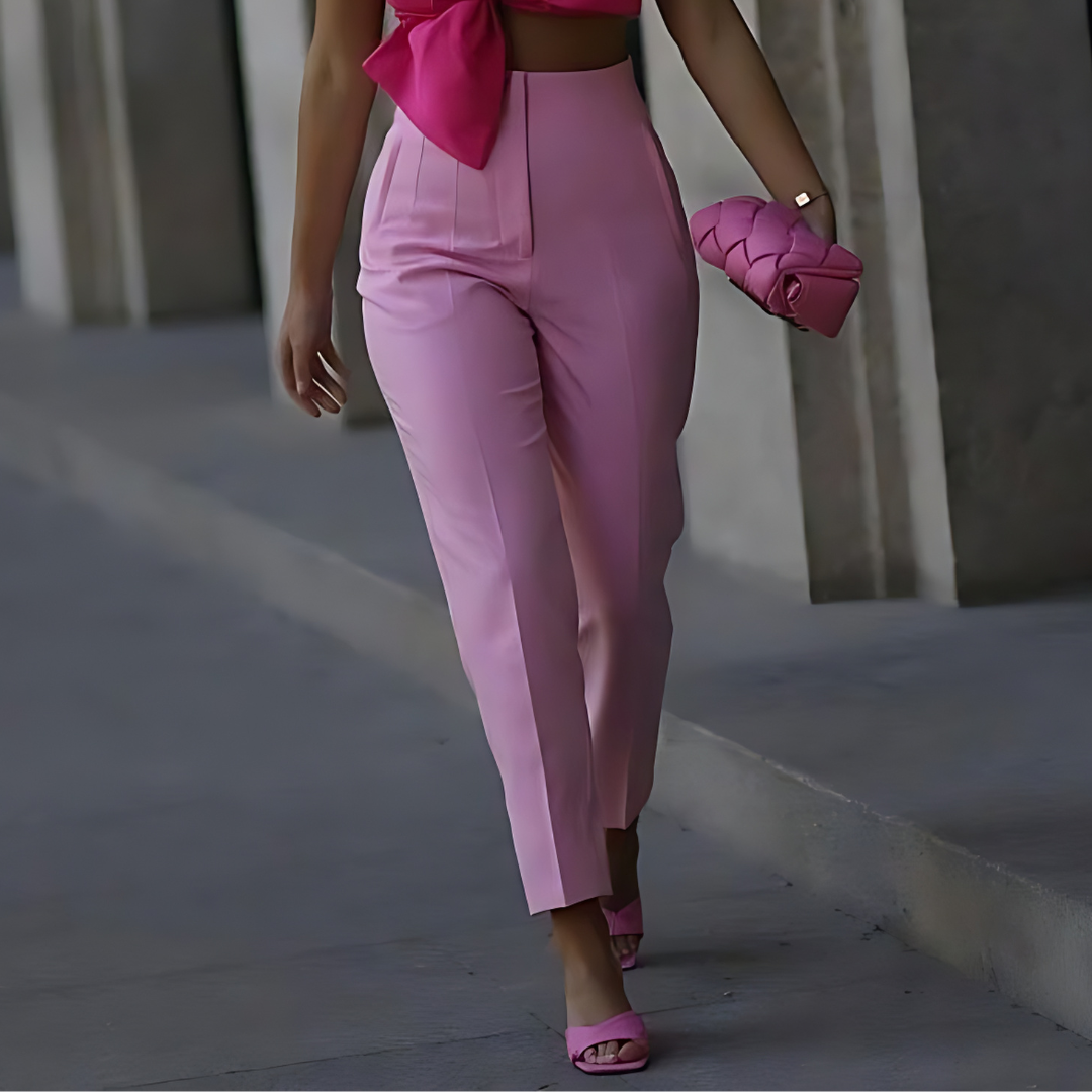 GR | Taillierte Damen Hose Traf Fashion