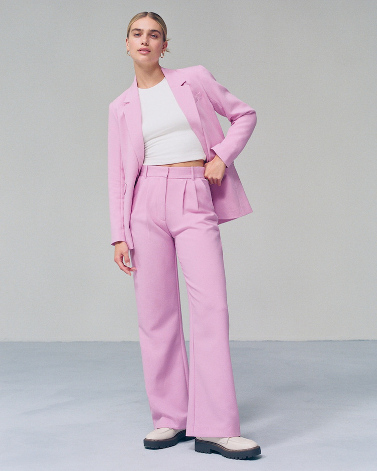 GR | Casual high-waisted wide-leg trousers for women