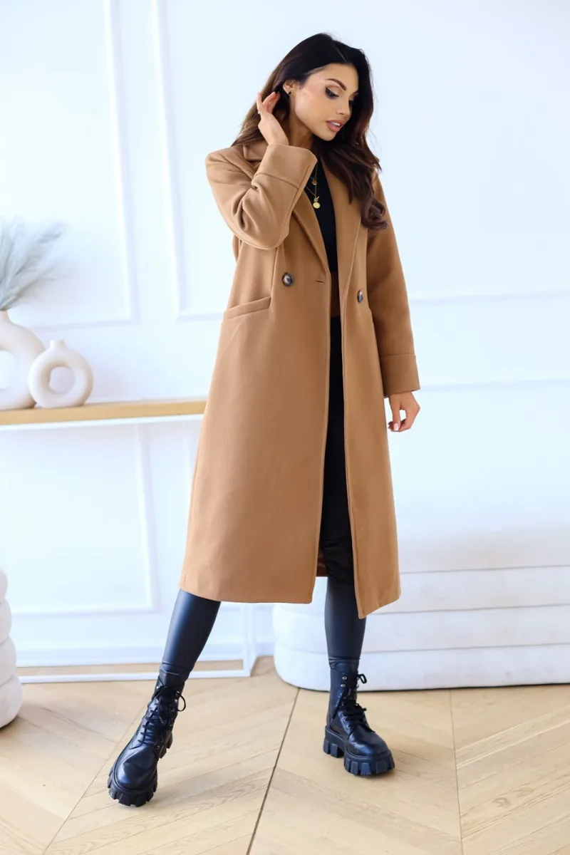 GR | Classic long trench coat with
