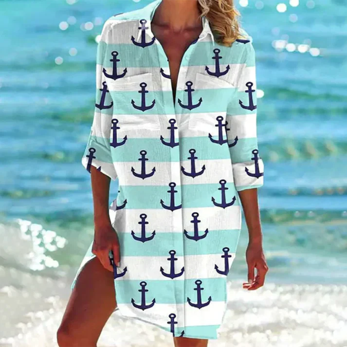GR | Colorful shirt dress