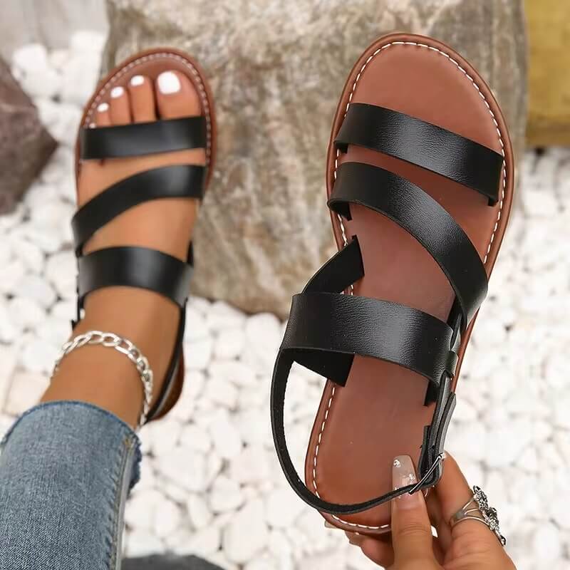 GR | Comfortable Summer Sandal with Ankle Strap for Women