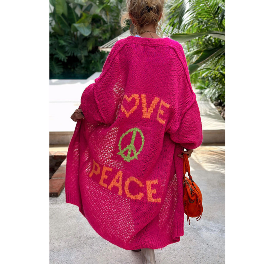 GR peace strickjacke - Ibiza