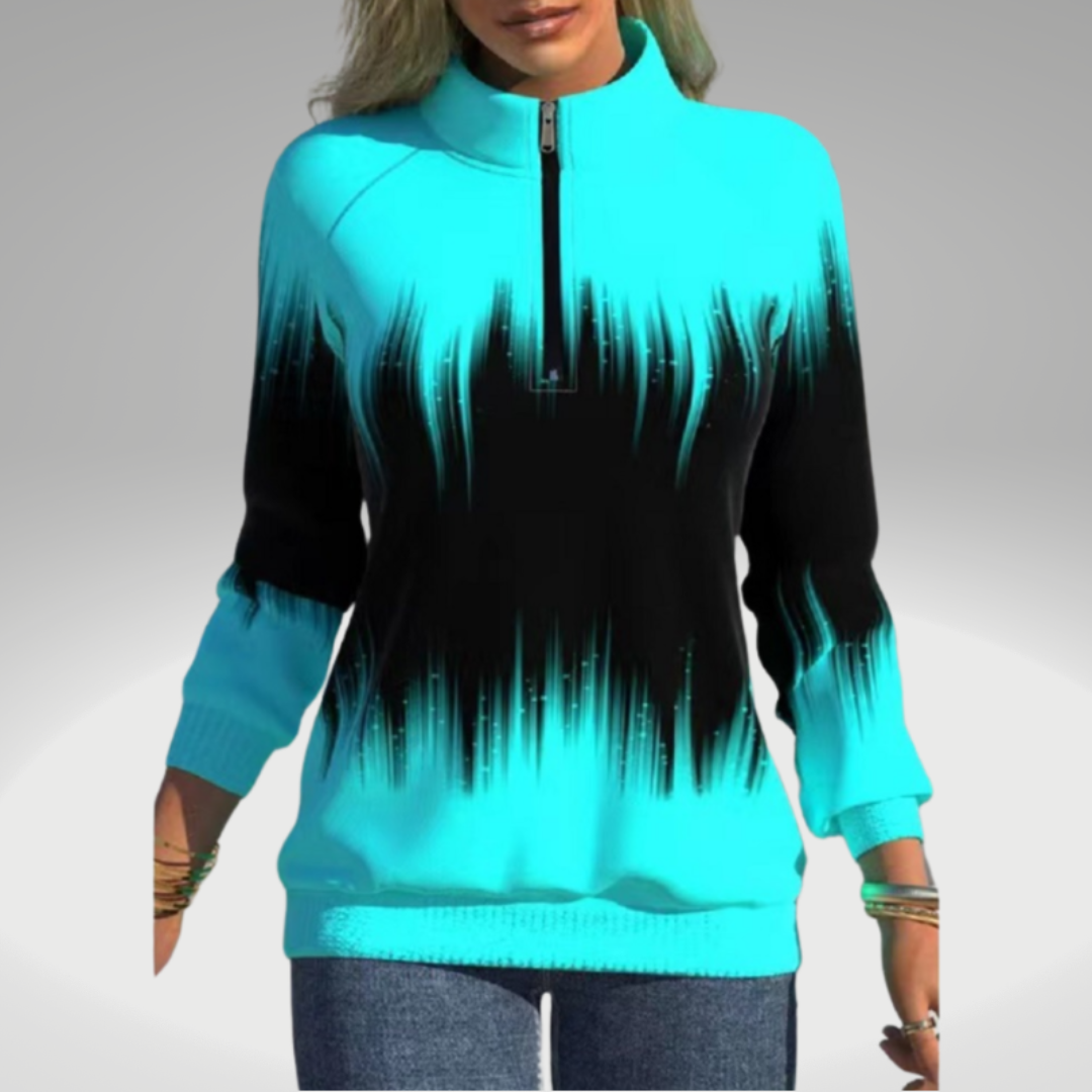 GR - Damen Sweatshirt mit Farbverlaufdruck