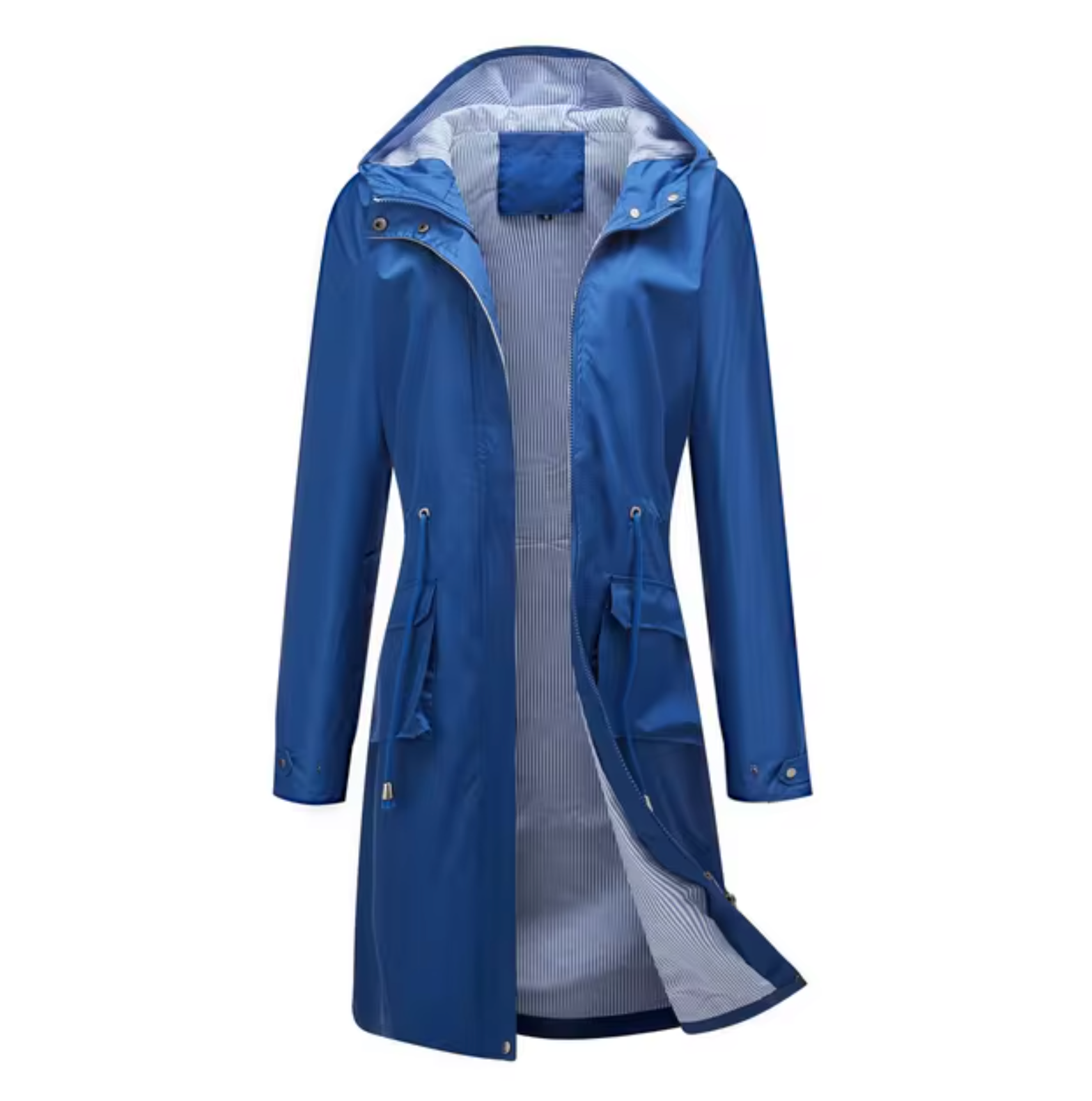 GR | Long waterproof hooded jacket for women