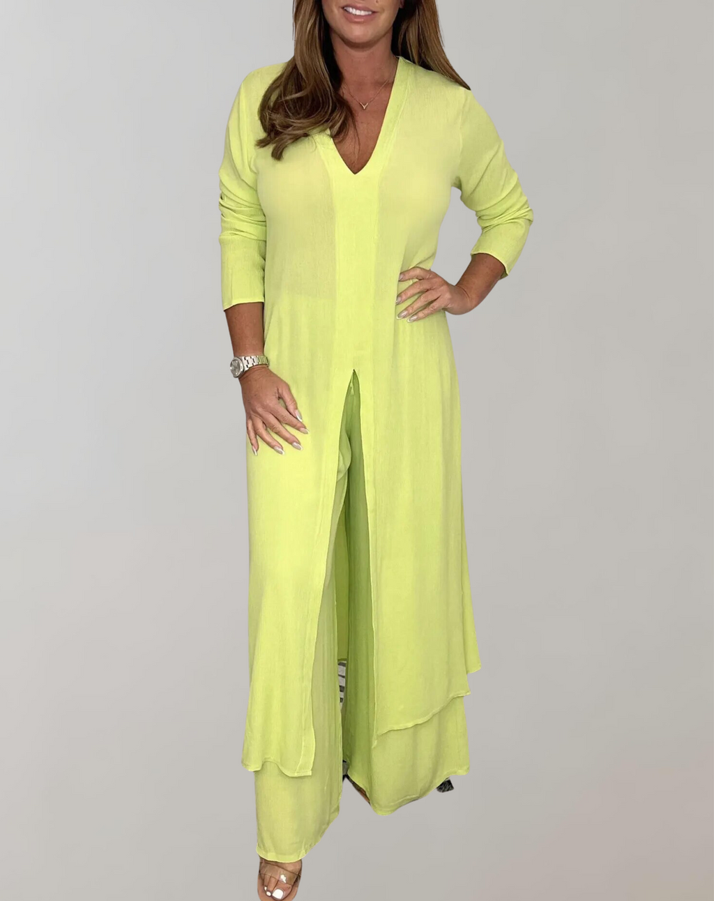 GR - Long top with elegant high slit