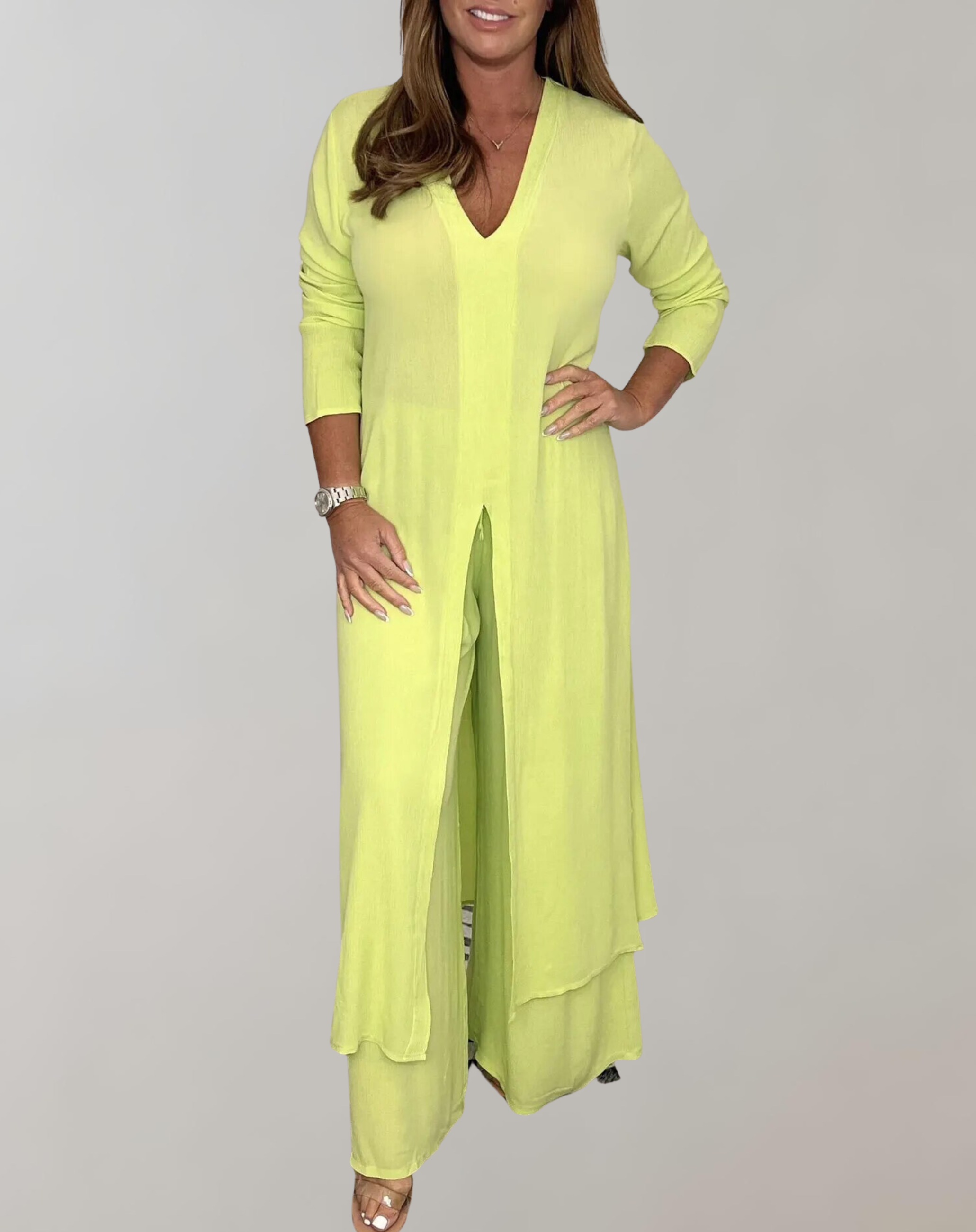 GR - Long top with elegant high slit