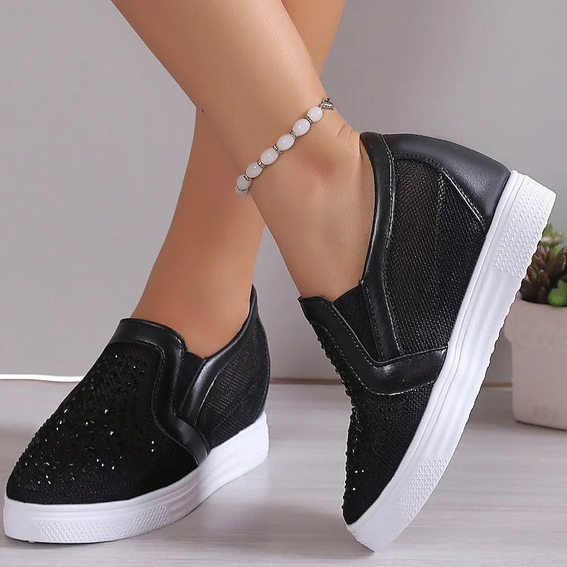 GR | Fashion Crystal Sneakers for Women