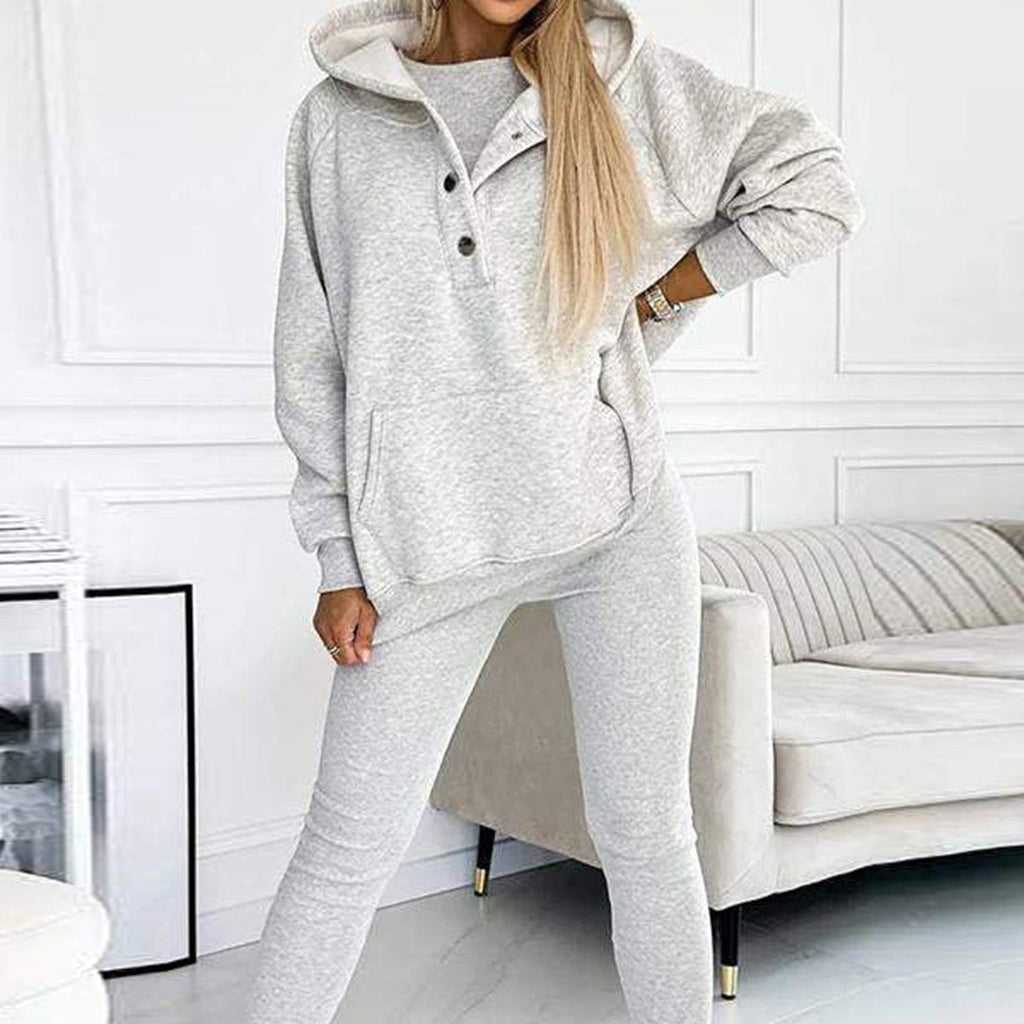 GR | 3-Teiliges Damen-Sportset Für Herbst Und Winter