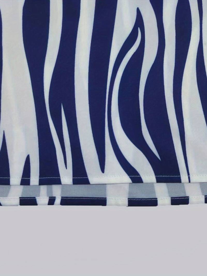 GR | Striking striped sleeveless dress