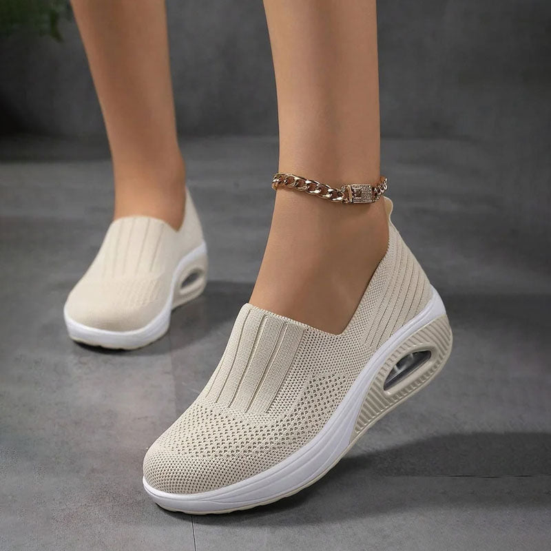 GR | Breathable Slip-on Sneakers with Ergonomic Sole for Women
