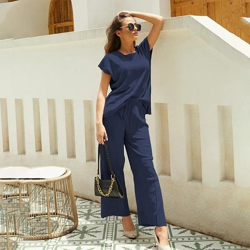 GR | Elegant two-piece set with wide legs