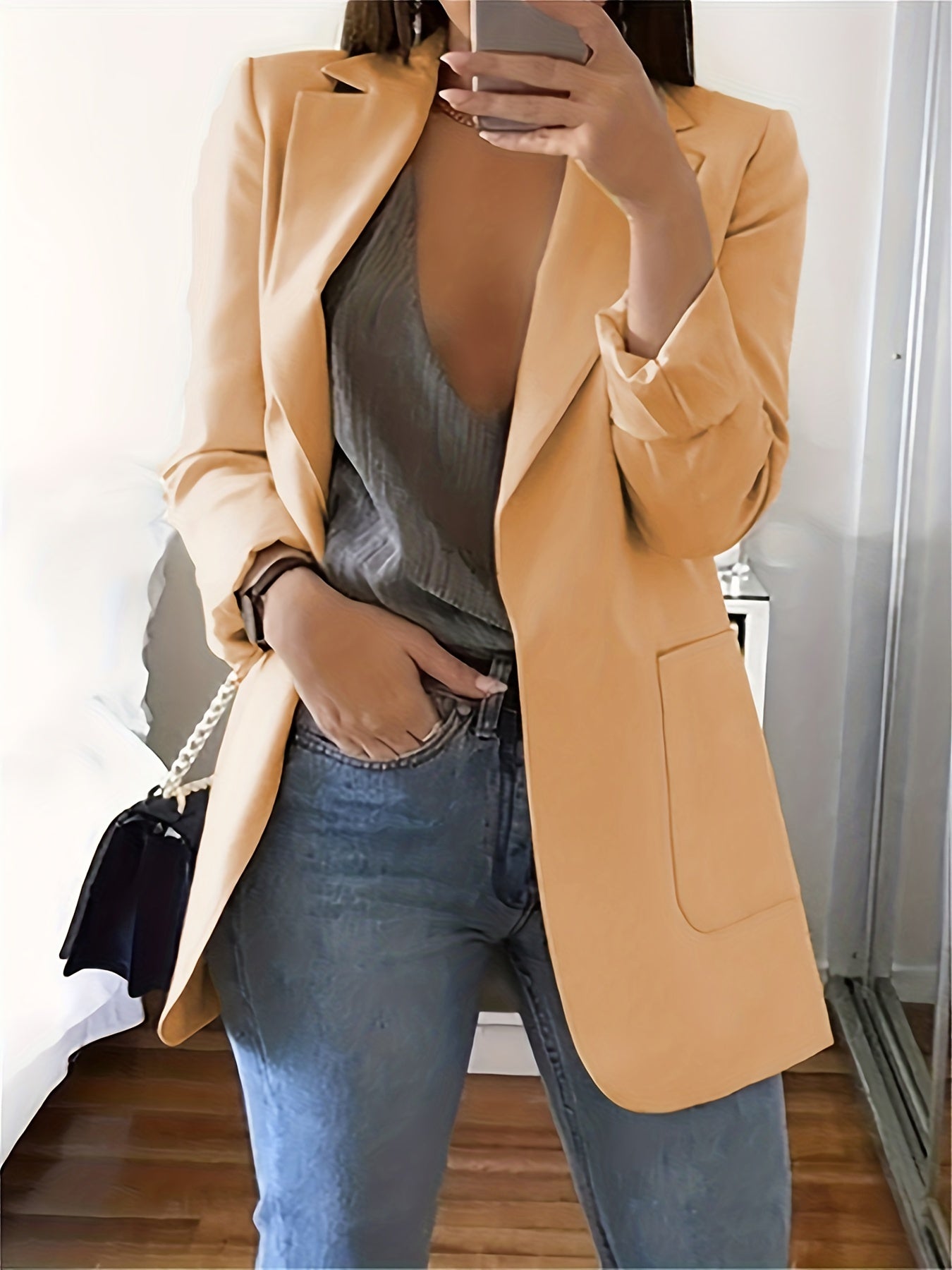 GR | Casual plus-size blazer