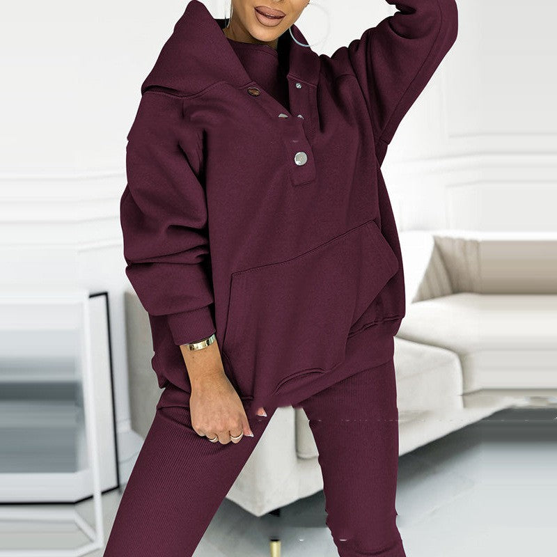 GR | 3-Teiliges Damen-Sportset Für Herbst Und Winter
