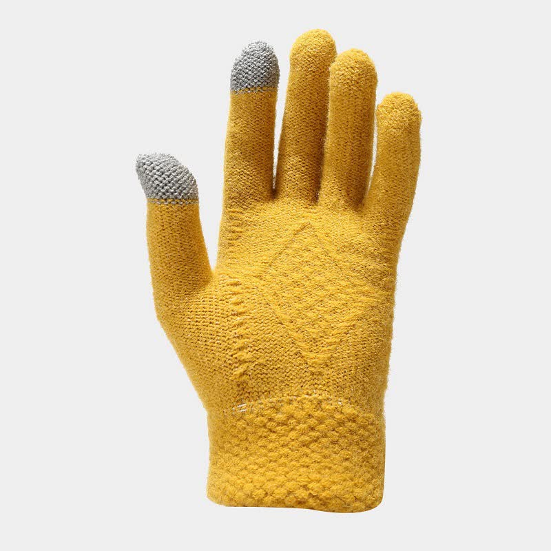 GR | 3-piece knitted accessory set - stylish women's hat, scarf and gloves