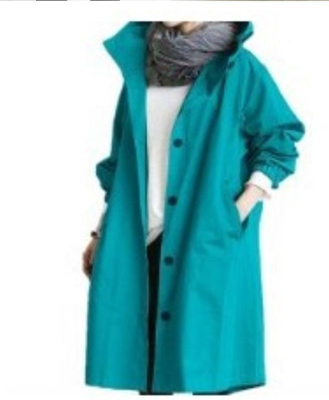 GR | Trench coat with hood