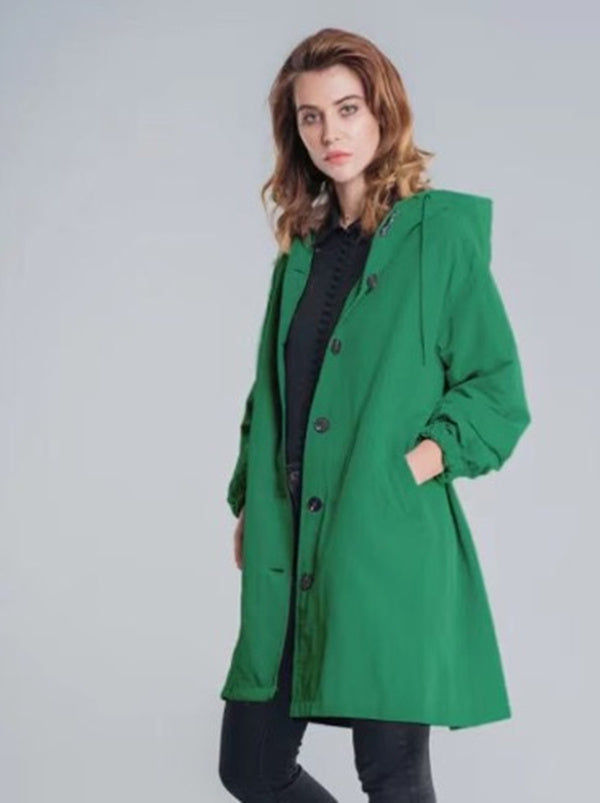GR | Trench coat with hood