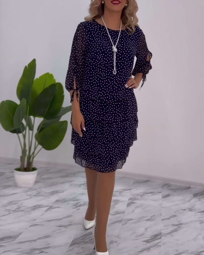 GR | Stilvolles Herbstkleid Mit Eleganz