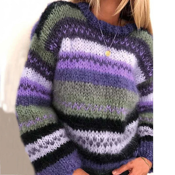 GR | Norwegian sweater - warm, colorful Scandinavian women's sweater