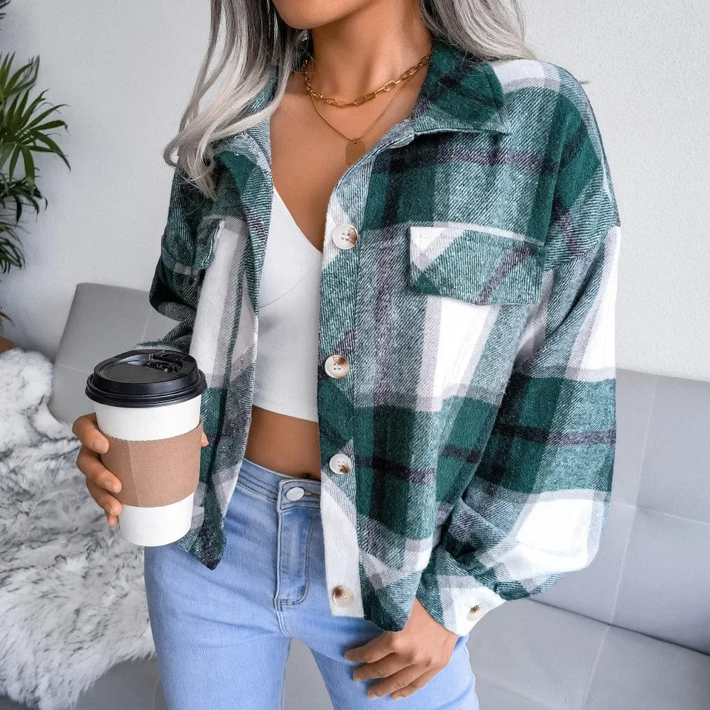 GR | Checkered Summer Jacket for Women