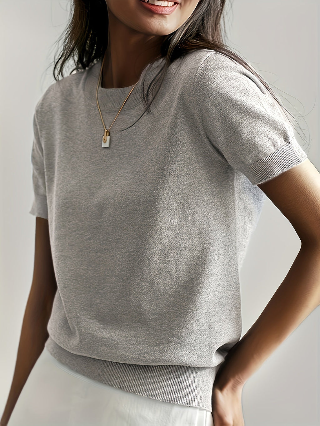 GR | Damen Lässiger Pullover
