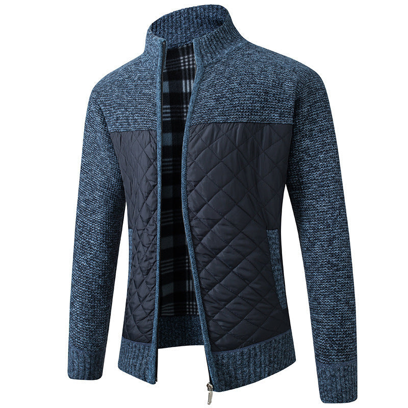 GR | Cardigan with stand-up collar