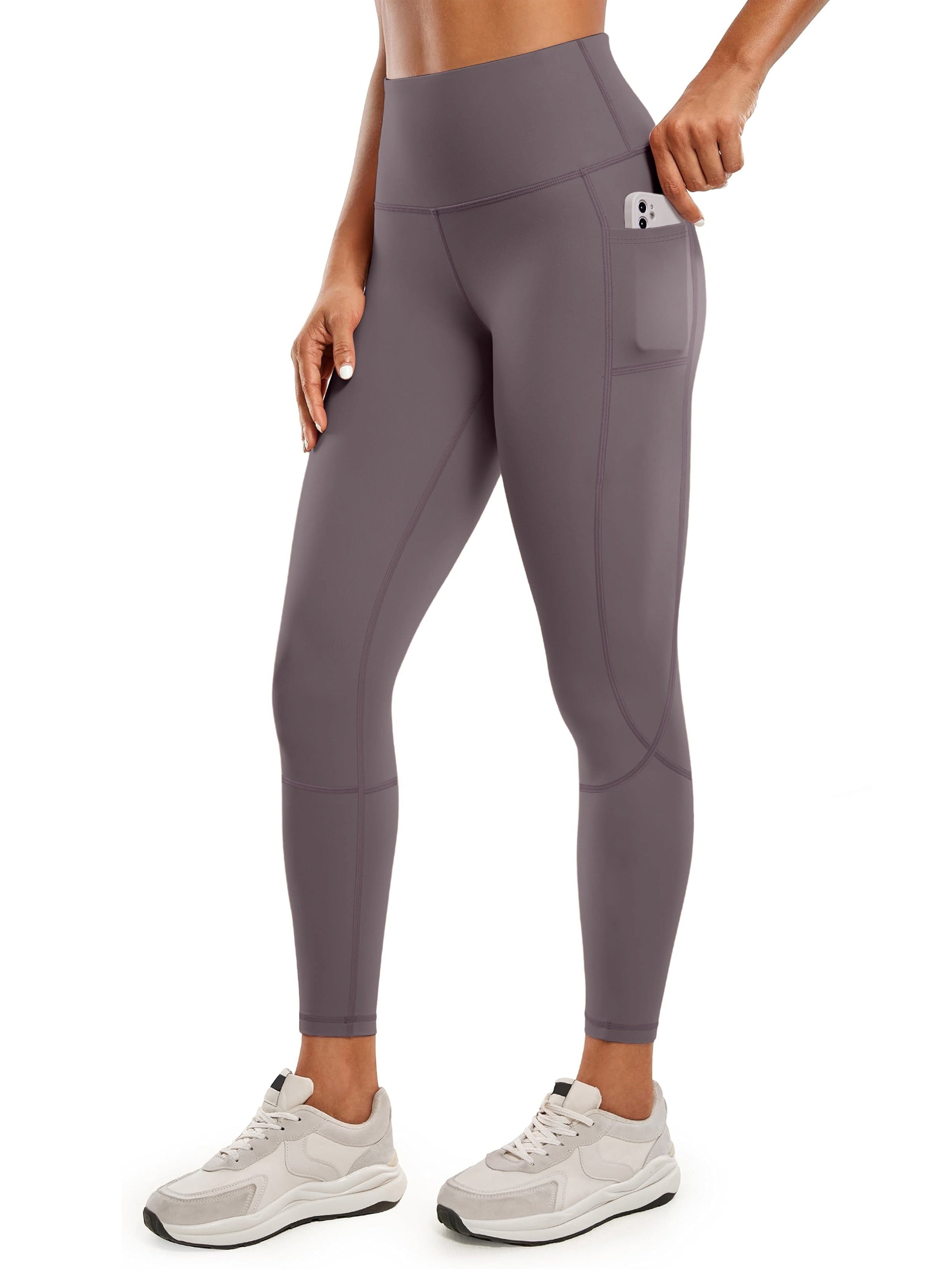 GR  | Schnell Trocknende Damen Yogalegging Mit Hohem Bund Und Tasche