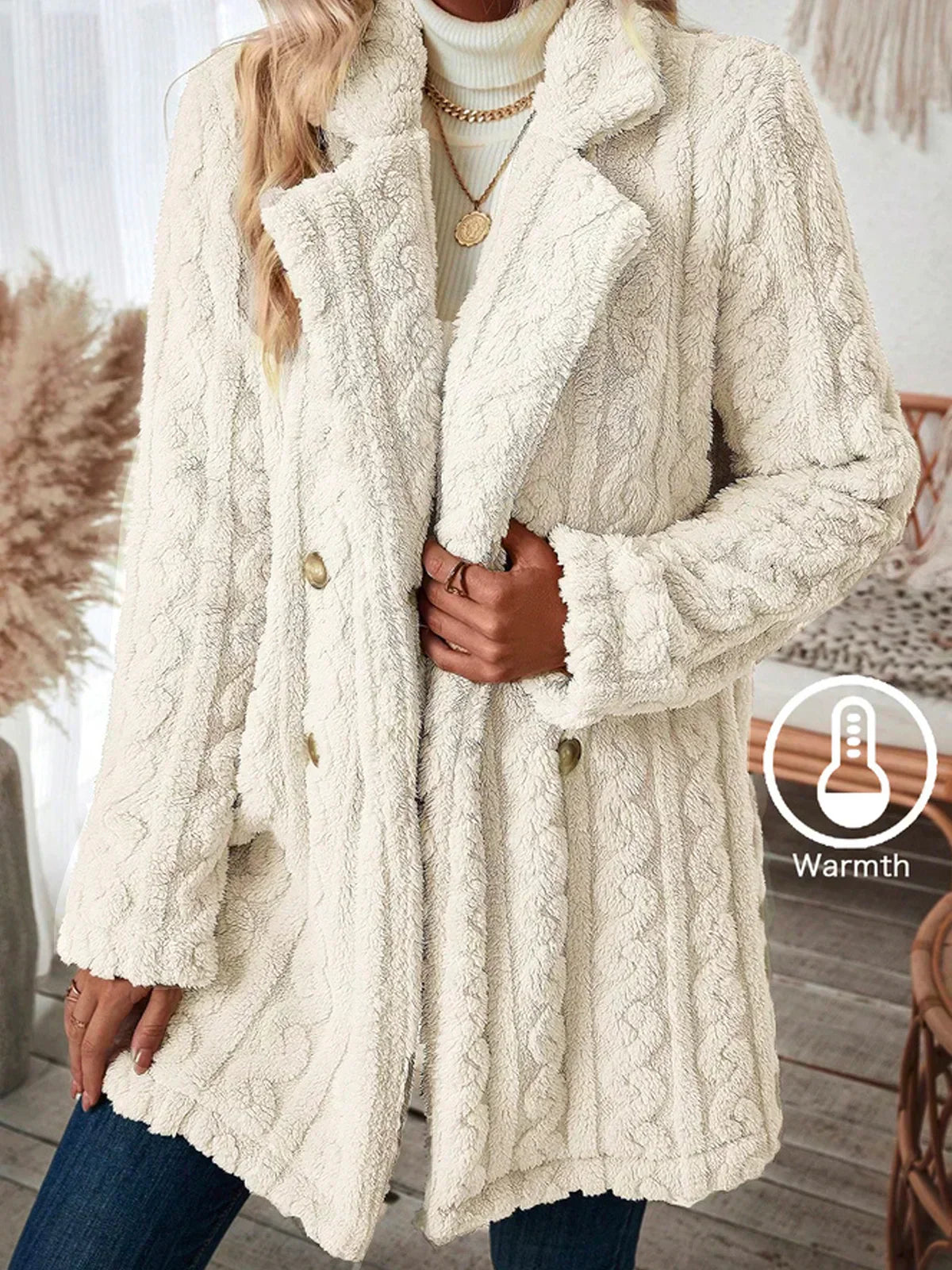 Stylish and relaxed winter cardigan