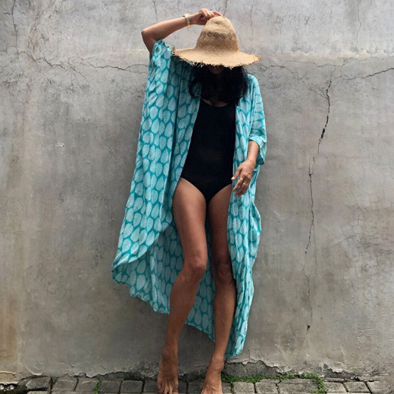 GR | Glamorous Sun Protection Resort Beach Dress Cover Up