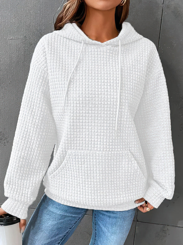 Cool and chic textured sweater for women