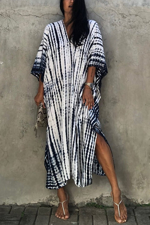 GR Freely – Lockeres Überwurfkleid im Batik-Boho-Stil