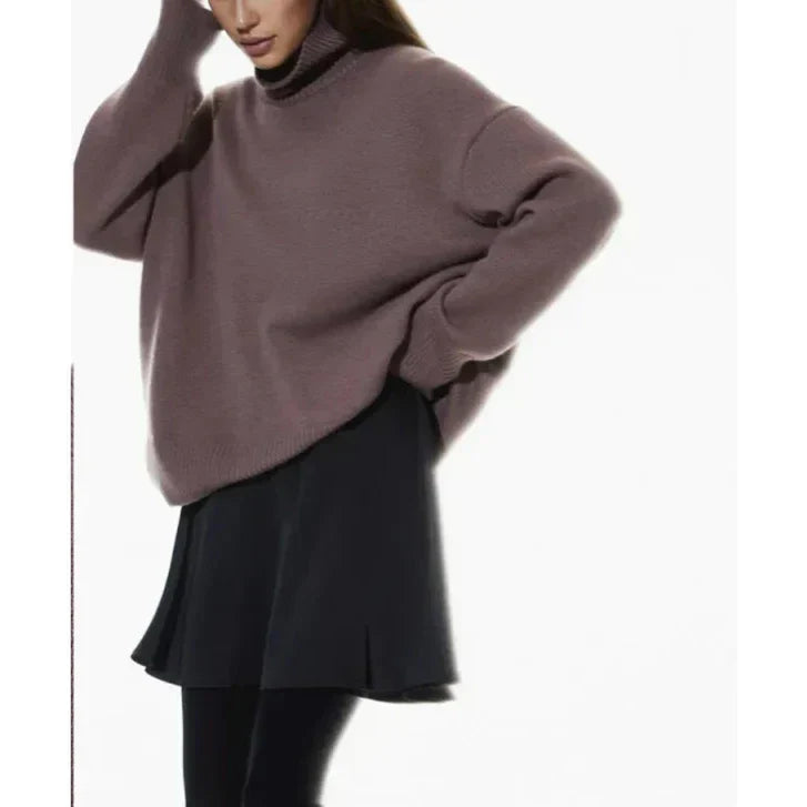 GR | Stylish Autumn Classic Turtleneck Sweaters for Women