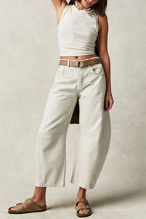 GR | Rosiedress Mid Rise Barrel Leg Jeans