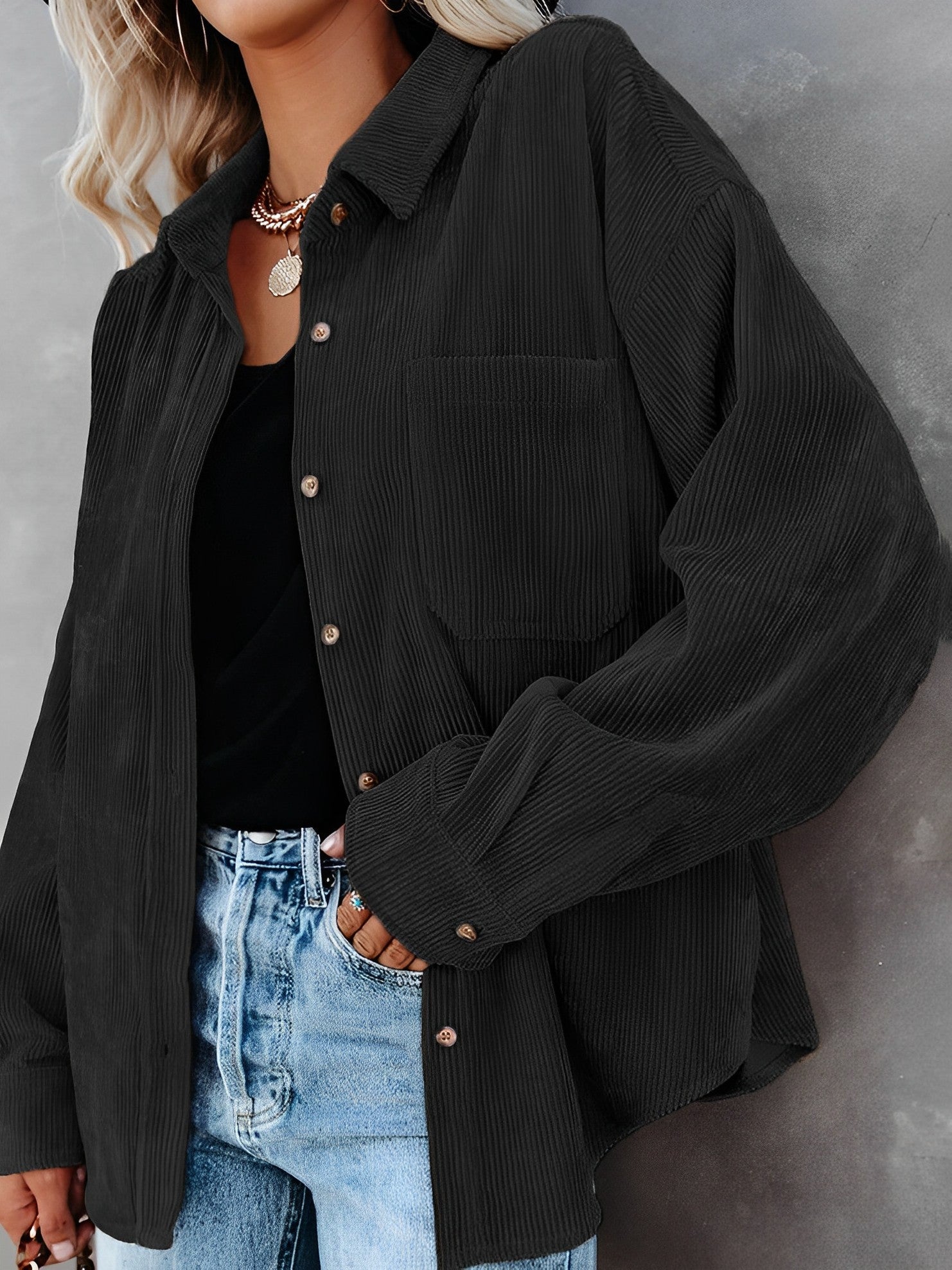 GR | Classic corduroy blouson