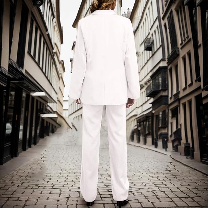 GR - Elegant ensemble consisting of a sophisticated blazer and elegant trousers