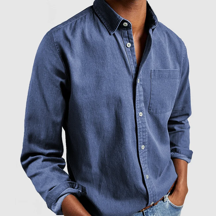 GR | A comfortable long-sleeved shirt with a collar