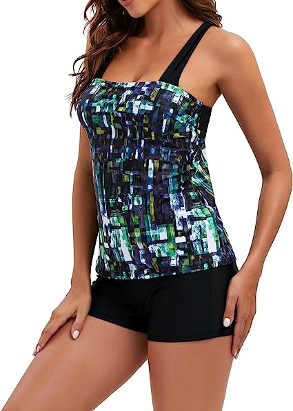 GR | Geo Chic Tankini Set