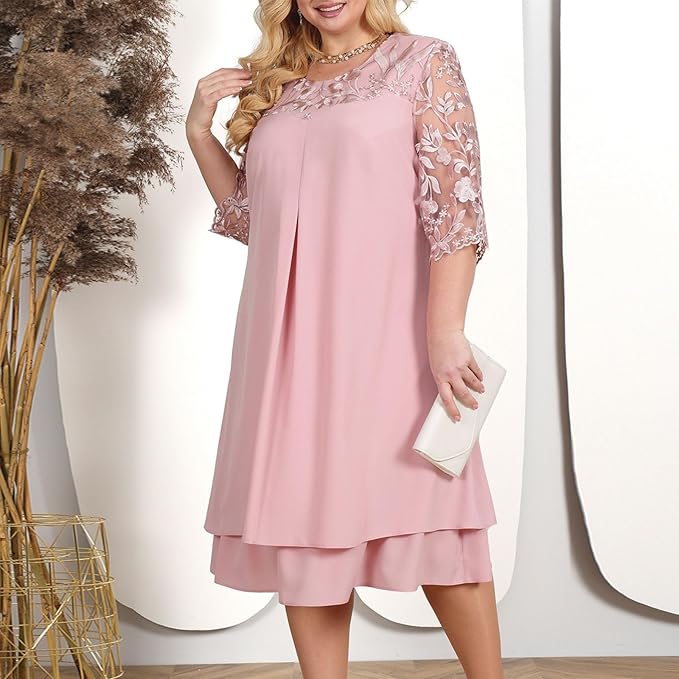 GR Klassische Sommerkleider: Plus-Size Eleganz für Damen