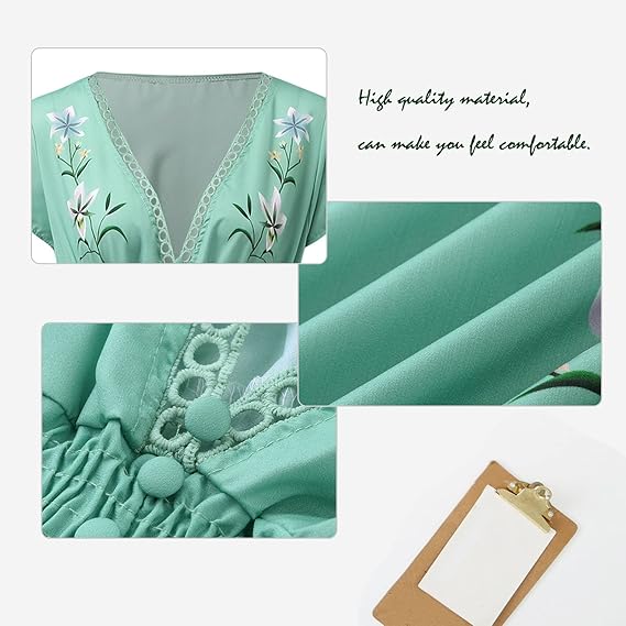 GR | Boho Dress with Embroidery for a Dreamy Summer Look