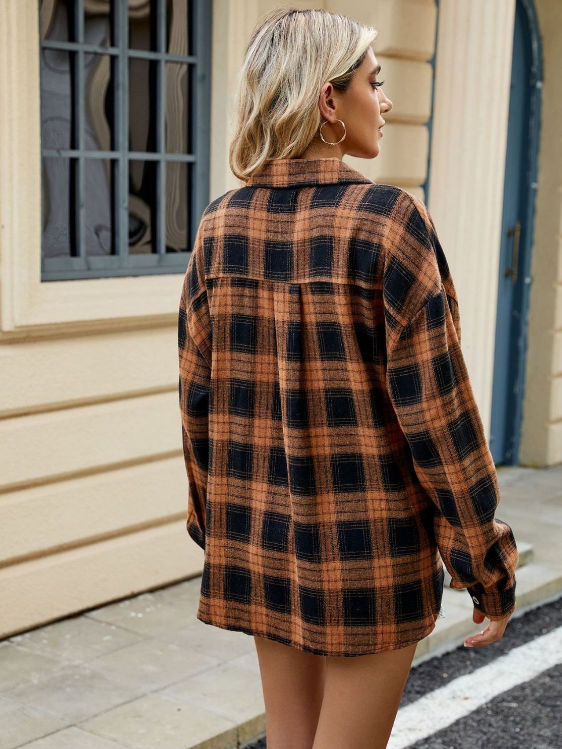 GR | Checkered shirt for women