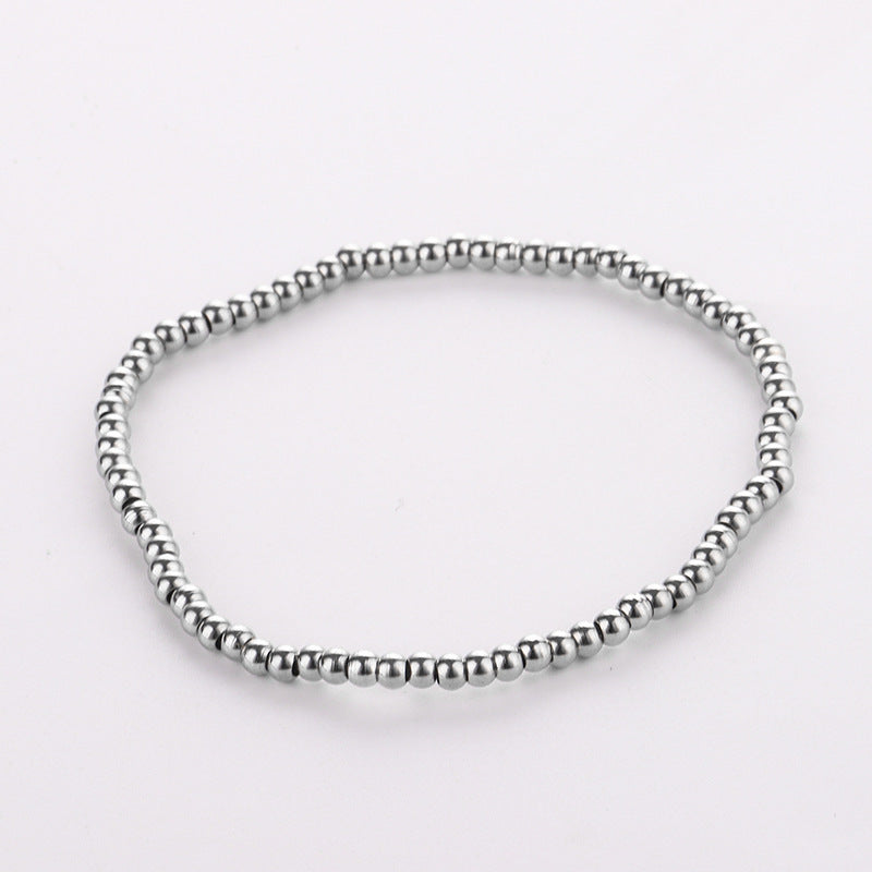 GR | Steel bead bracelet
