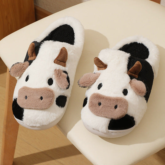 GR | Cow slippers for women
