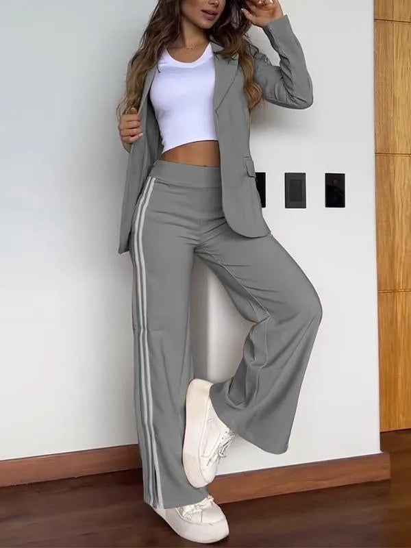 GR | 1-piece sporty tracksuit - women's trousers with tracksuit jacket
