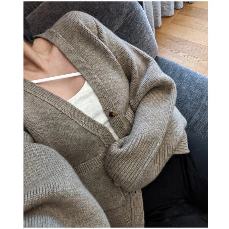 GR | Gestrickte Strickjacke