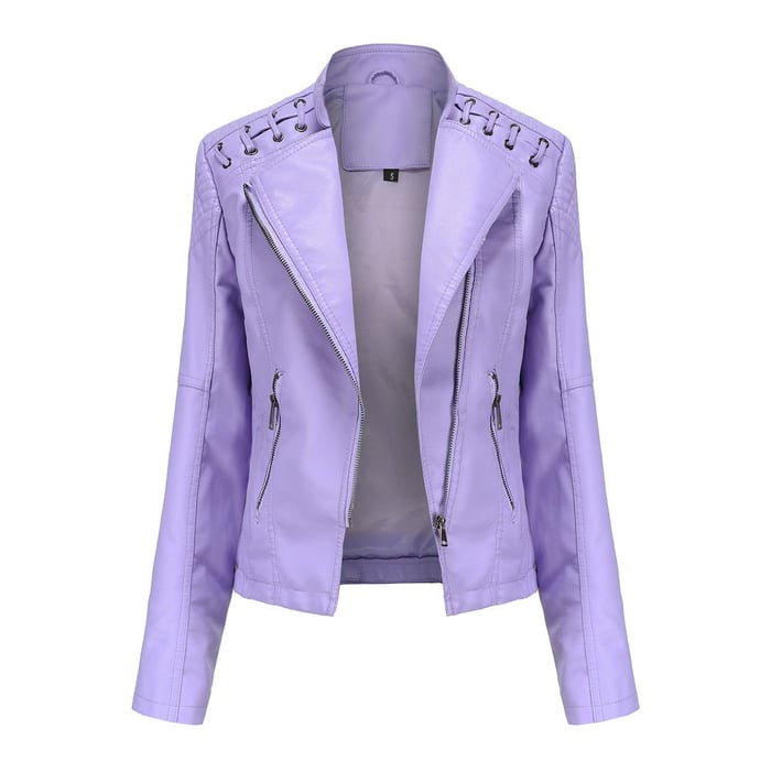 GR | Washed lambskin leather jacket